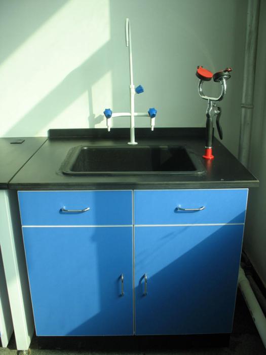 All Steel Water Sink Bench Basin Table for Laboratory Island Bench Use