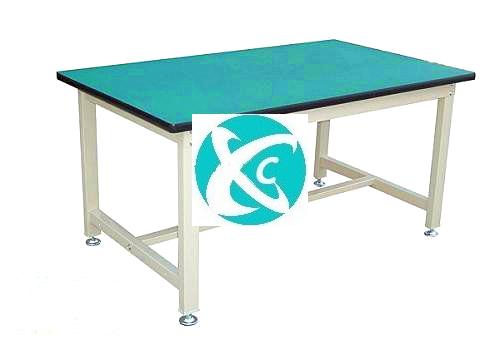 Steel Frame Workstation Lab Working Table Epoxy Resin Surface Workbench